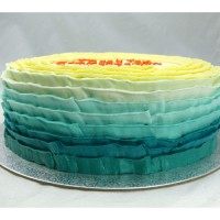 Ruffle - Ombre Sides Buttercream Cake